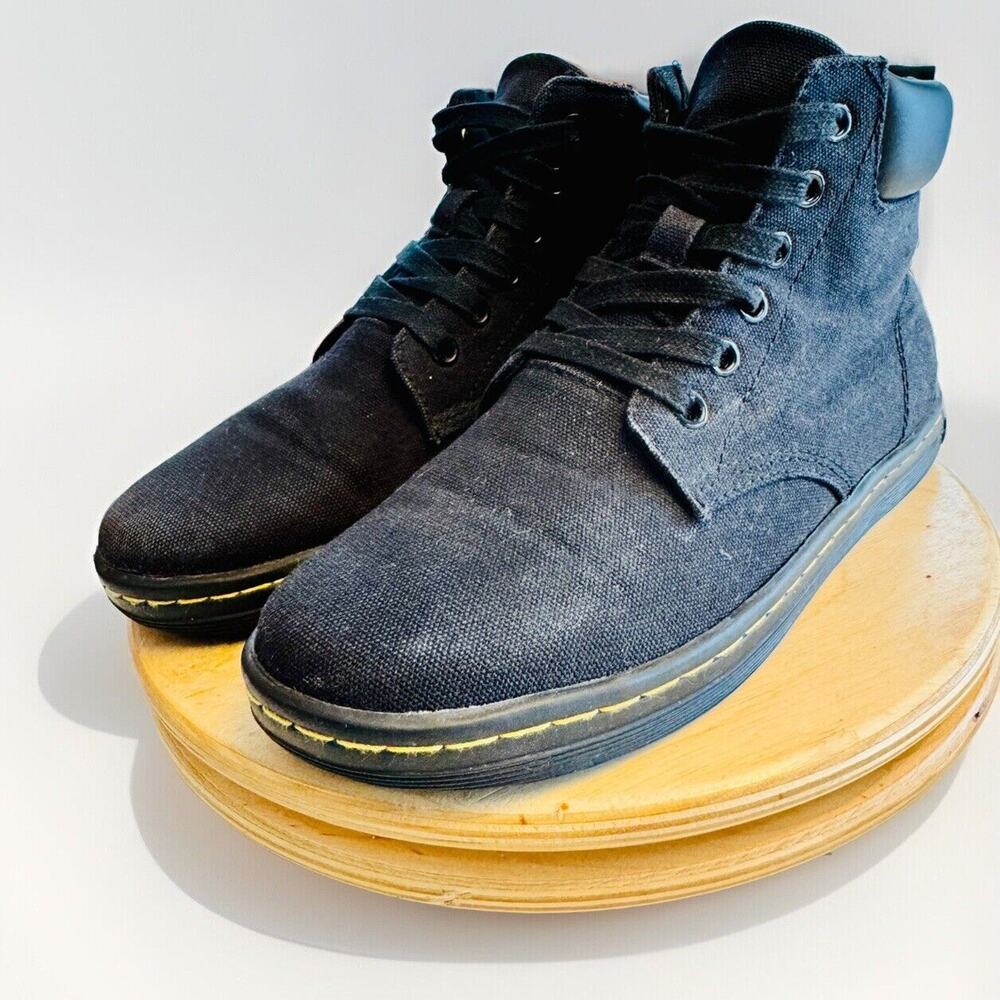 Dr. Martens Maelly Shoes Canvas High Top Black Size 7 US 38‎ EU